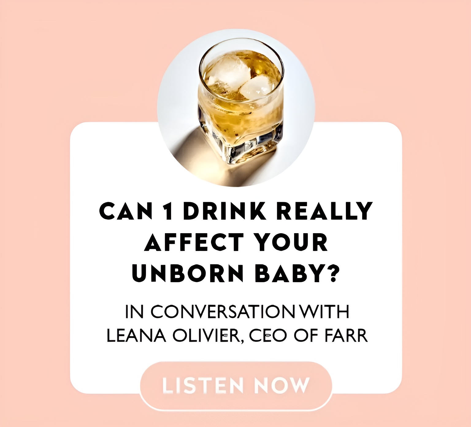 Can 1 drink really affect your unborn baby? Alcohol Awareness